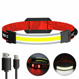 bbh100 series headlamp with red warning light 230° wide angle
