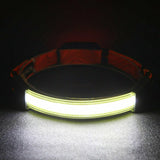 bbh100 series headlamp with red warning light 230° wide angle