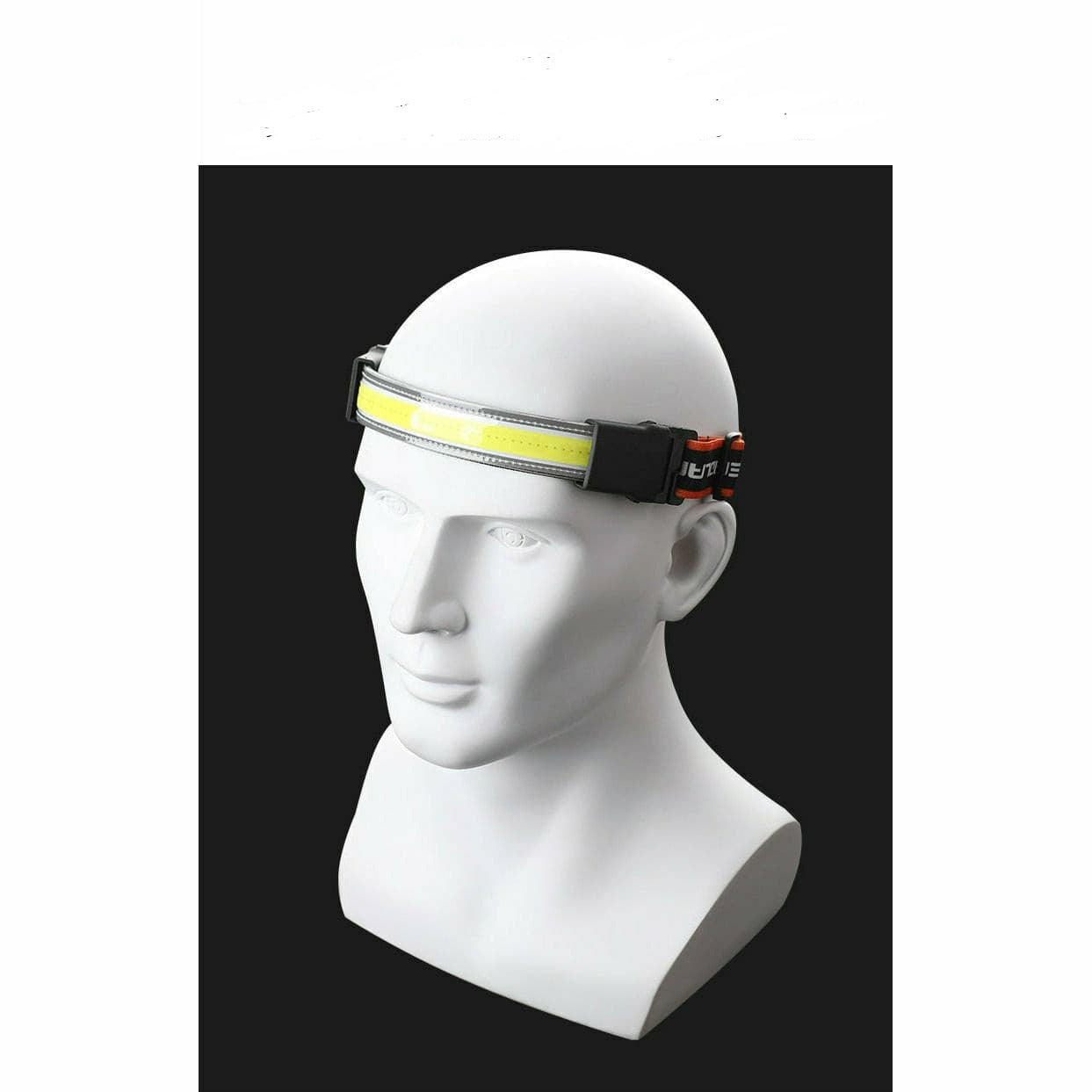 bbh100 series headlamp with red warning light 230° wide angle