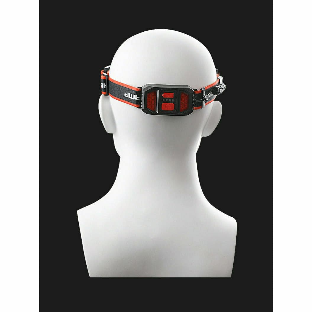 bbh100 series headlamp with red warning light 230° wide angle