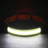 bbh100 series headlamp with red warning light 230° wide angle
