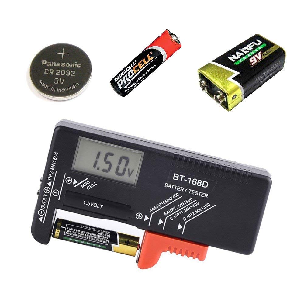 BT168D Batterietester Akku Button Tester Batterie Prüfgerät für AA/AAA/C/D/9V BT168D Batterietester Akku Button Tester Batterie Prüfgerät für AA/AAA/C/D/9V