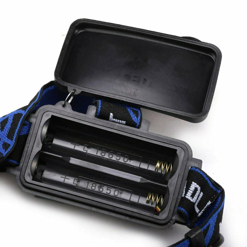 Bright Beam LED headlight w/removable battery & a 90° Adjustable Head