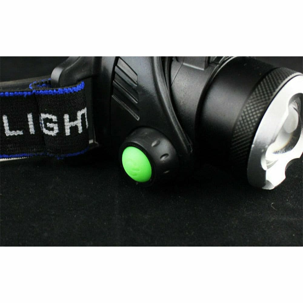 Bright Beam LED headlight w/removable battery & a 90° Adjustable Head