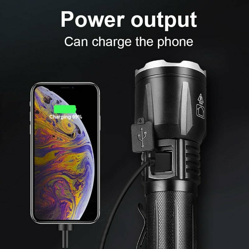 BBX950 LED flashlight with a 26650 removable battery BBX950 LED flashlight with a 26650 removable battery